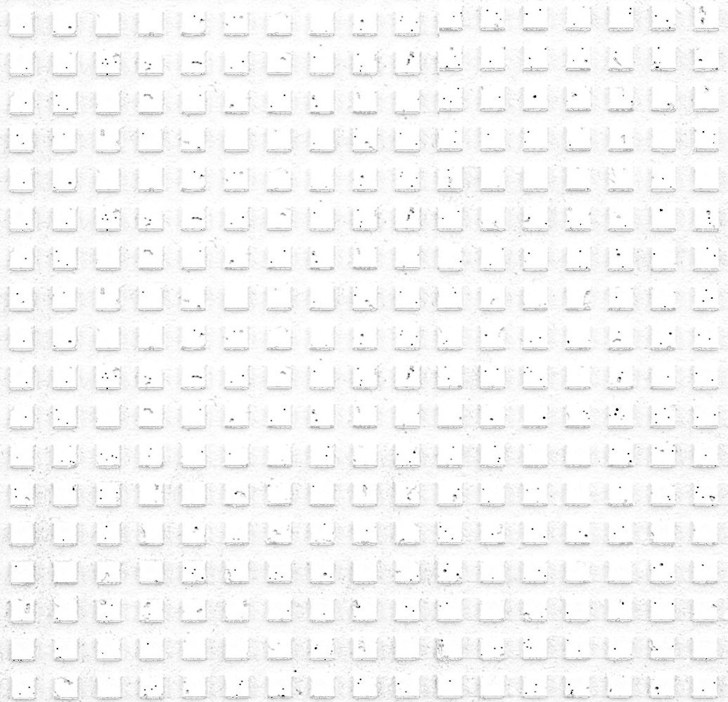 Mineralfaser Deckenplatte (Tegular Rand) - Hochwertige Mineralfaser