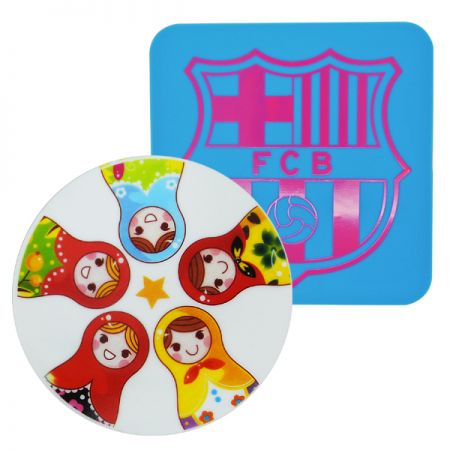Posavasos de silicona - Práctico de costa barato de la bebida del silicón con el logotipo Imprimido personalizado