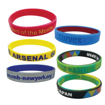 Silicone Bracelets - Promotional Silicone Bracelets with Custom Logo