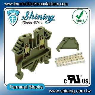 TF-2.5 Din-skinne monteret 2.5mm terminalblok