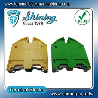 TF-G16 ဒင်းရိုးတာလဲရန်အစီအစဉ်များပါဝင်သည့် 16mm Grounding Terinal Block