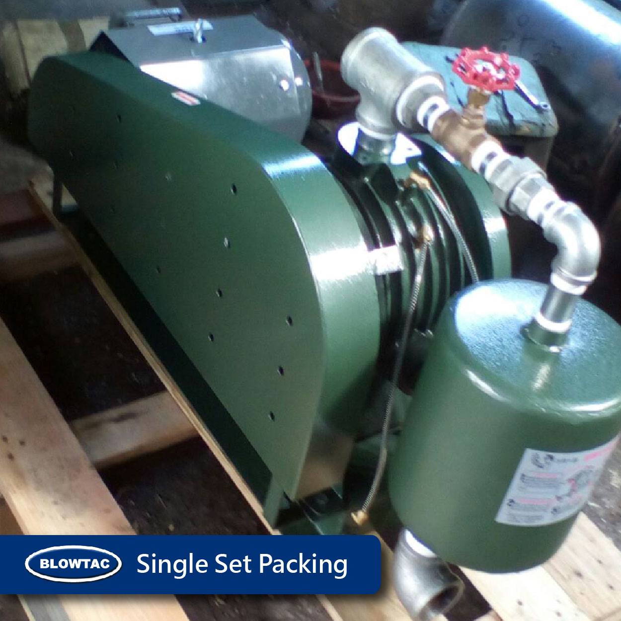 Rotary Vane Type Gas Blower