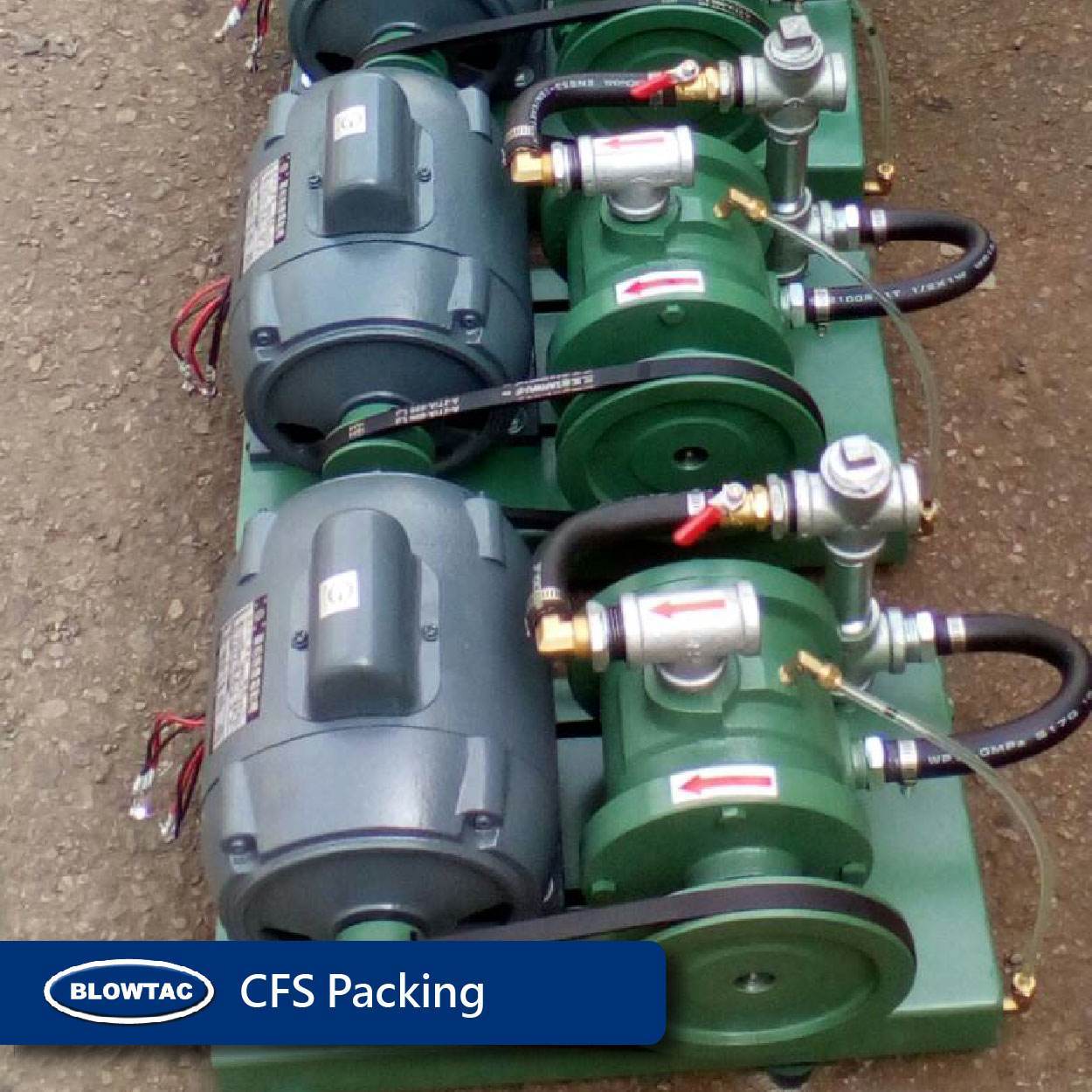 Rotary Vane Type Gas Blower