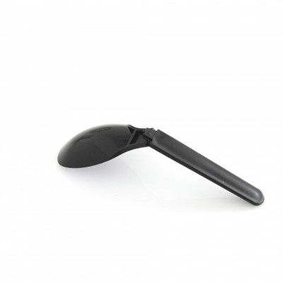 Dessert Foldable spoon Black Color - Black Foldable spoon
