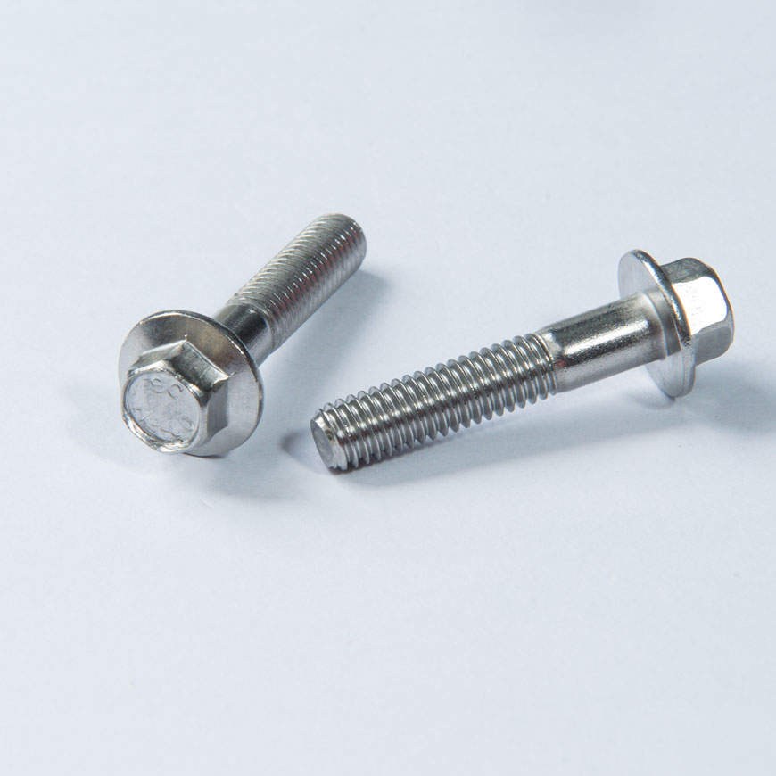 Indented Chamfered Hex Washer Head Bolt | Screws And Bolts ...