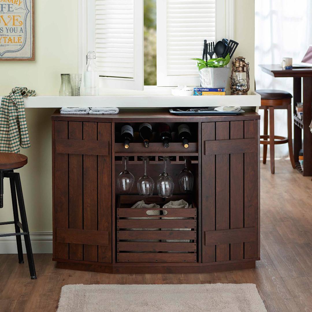 Industrial Style Multi Function Storage Wine Cabinet Supply One