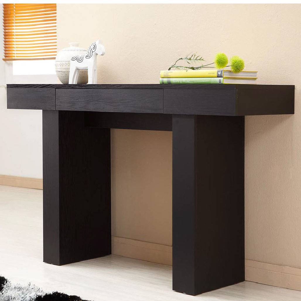 long black sofa table