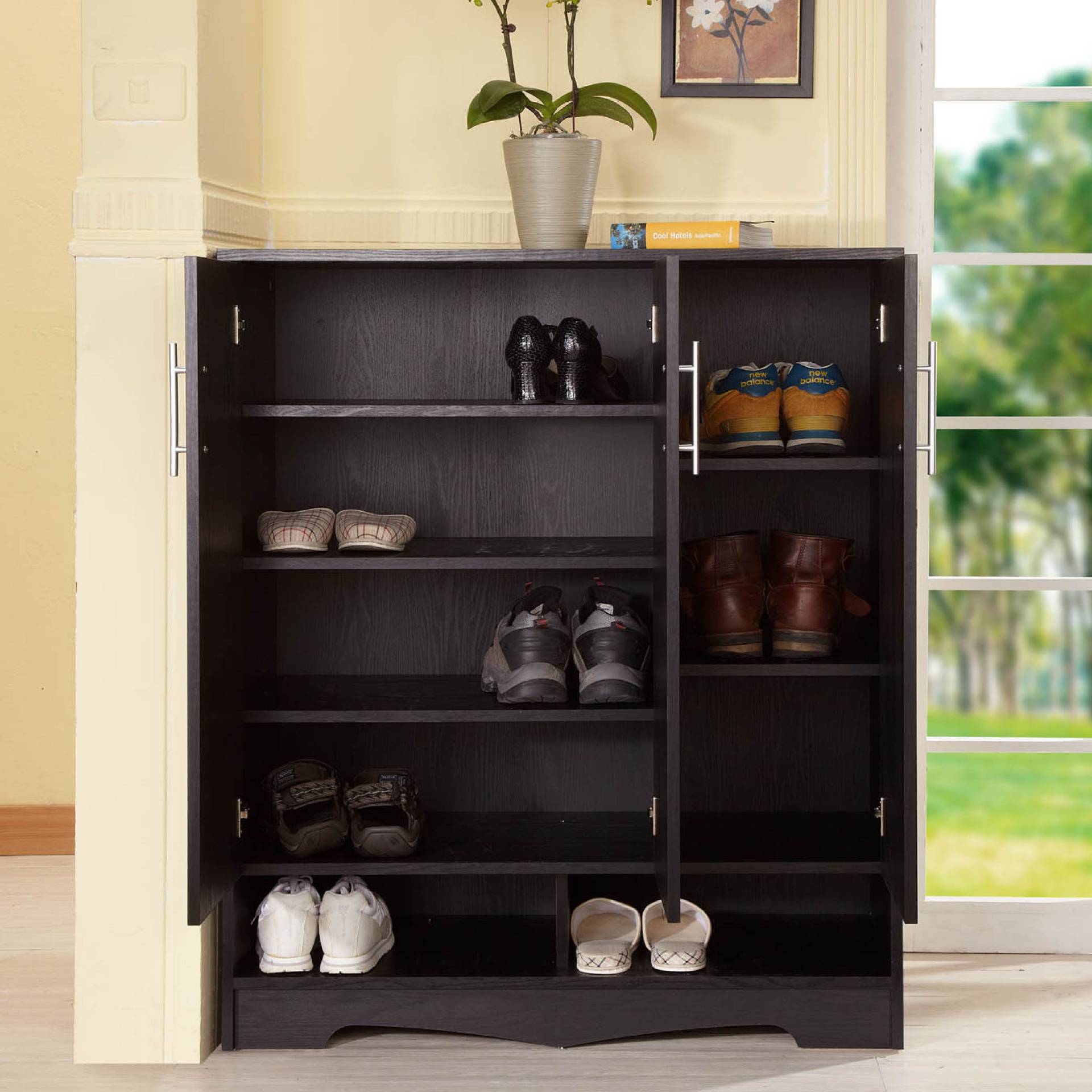 Convenient Sanmen Style Shoes Cabinet Supply One Stop Eco