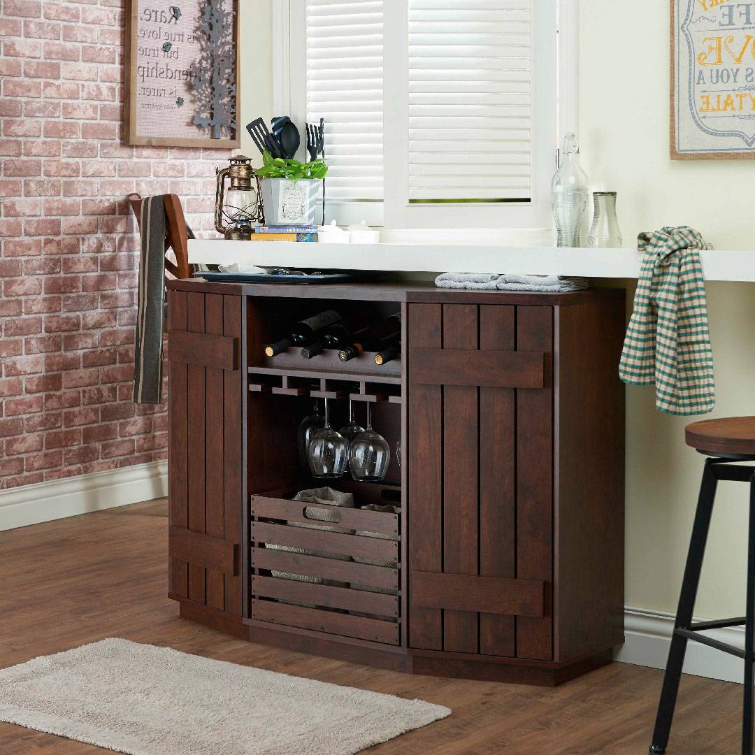 Industrial Style Multi Function Storage Wine Cabinet Supply One