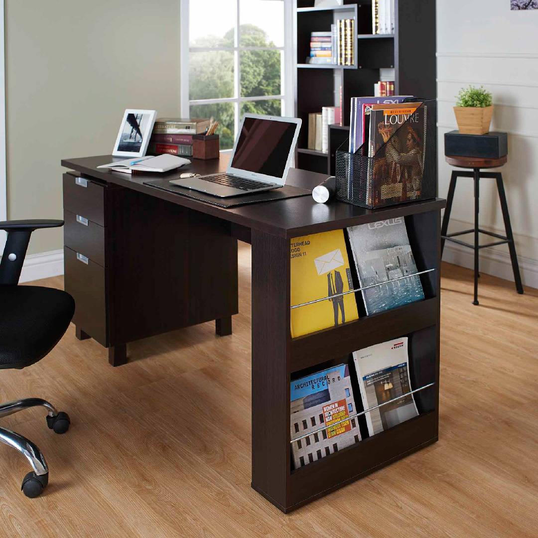 Modern Multi Storage Desk Supply One Stop Eco Friendly