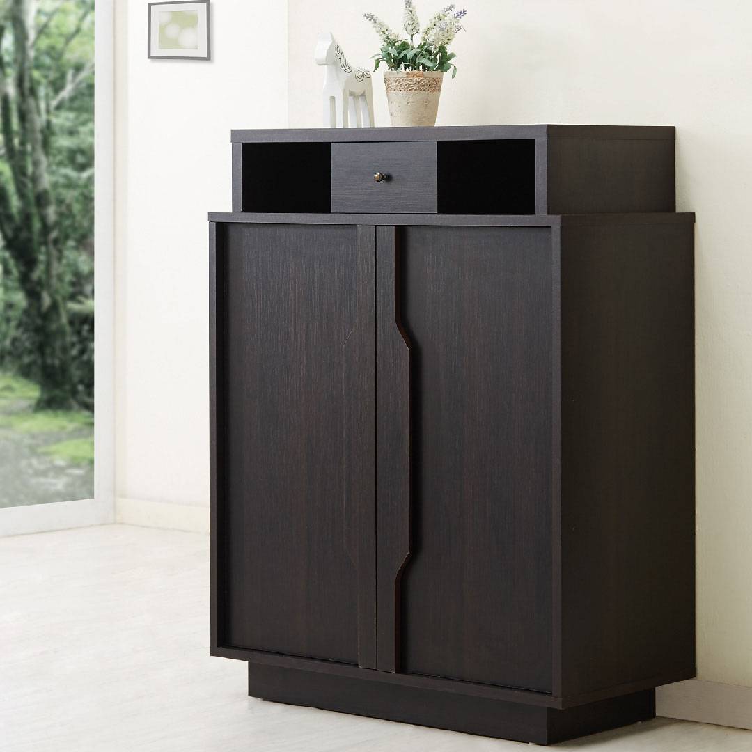 Retro Multifunctional Shoes Cabinet Supply One Stop Eco Friendly