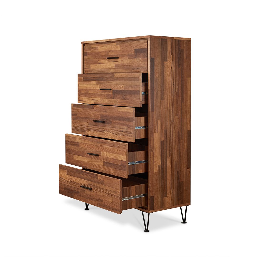 Decorated Modern Reclaimed Teak Chest Of Drawers Supply One Stop