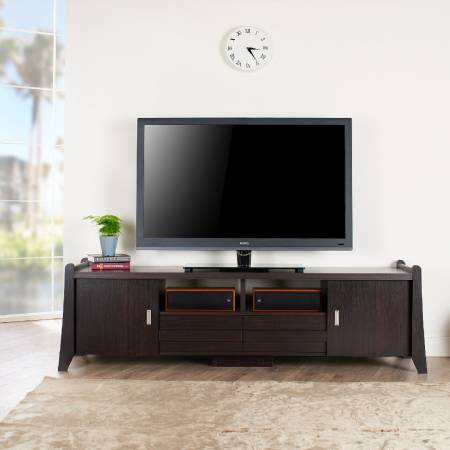 1.8M Rectangle Streamline Multiple Storage Space TV Stand - Modern styling TV cabinets.