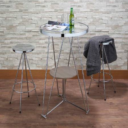 Wood Industry Winds High Bar table - In high table, drink a bottle of beer, enjoy a moment.
