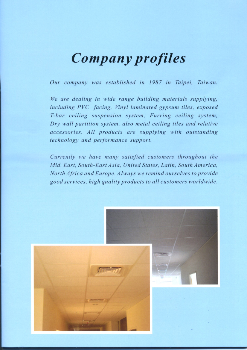 Ceiling Suspension Grid Douglas Overseas Corp