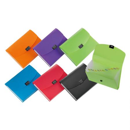 Quick-lock Expanding File - Includes preprinted tab inserts and plastic locking closure.