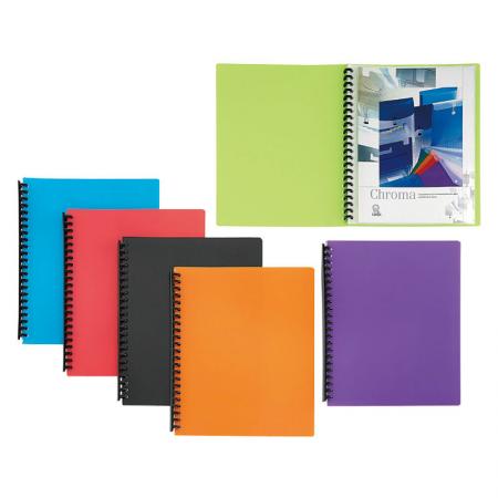Refillable Display Book - Files protector with clear view to find the files easily.