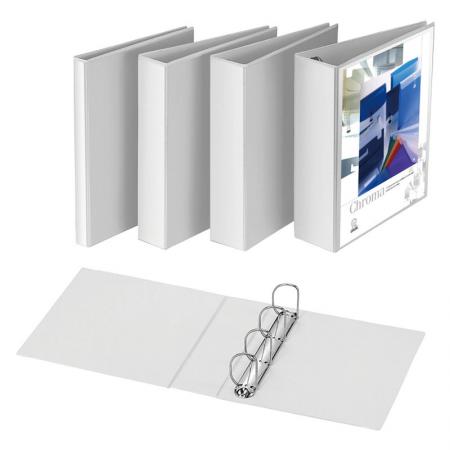 Vinyl View D-Ring Binder - D-ring mechanism holds 25% more material than comparable O-ring binders.