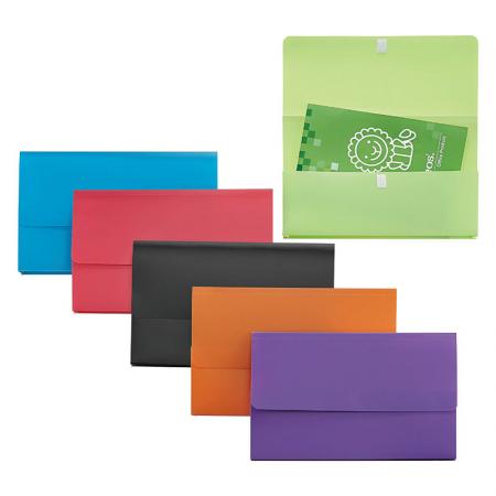 Document Wallet Velcro Fastener - Tough wallet files made from durable polypropylene.