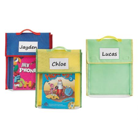 Carry Book Pouch - Store More large book pouches help students and teachers stay organized.