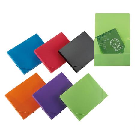 Elastic Closure Document Case - 3 flap construction for access documents quickly.