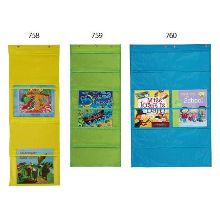 Organizer Pocket Chart - Plenty of pockets to organize kids papers from school.Hanging file folders on wall.