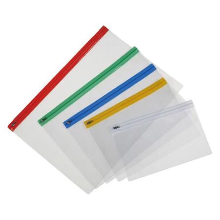 Transparent Zip Bag - With zipper closure type that is quite easy for your daily use.