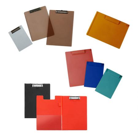 Durable Plastic Clipboard - Metal clip mechanism to secure papers.