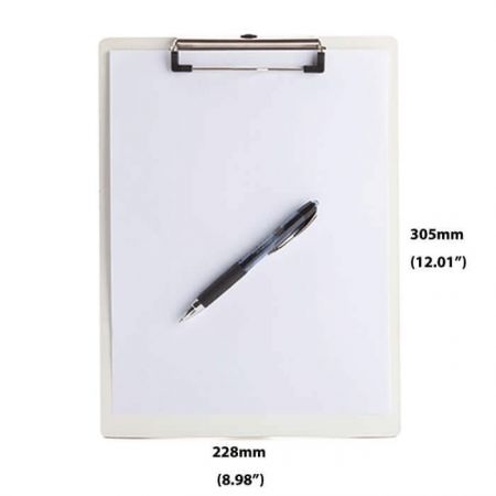 Dry Erase Clipboard - Dry erase surface and smooth flat edges with rounded corners
