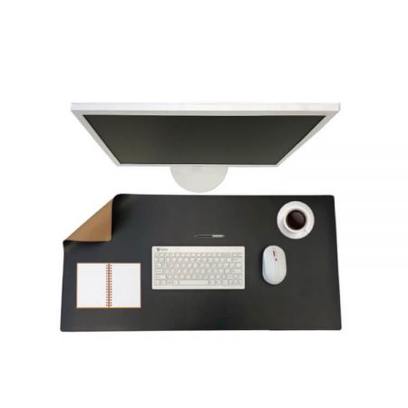 Tấm lót bàn làm việc bằng da & nút - Thảm bàn được làm từ chất liệu da PU cao cấp và nút bần tự nhiên.