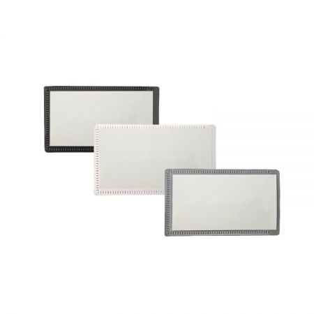 Magnetic file cabinet label holders