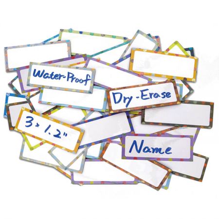 Magnetic Locker Label - The magnetic data strip name tags are used for locker and whiteboard.