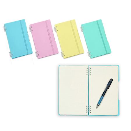 Spiral Notebook - Compact Notebook with Elastic Band