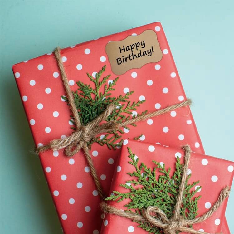 Kraft Label Sticker Roll Adhesive Kraft Paper Label Rolls with