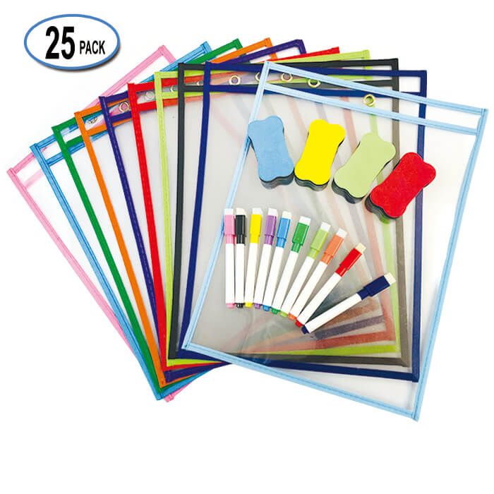 10"x14" Dry Erase Sleeves Sheets Manufacturer Leos' A professional