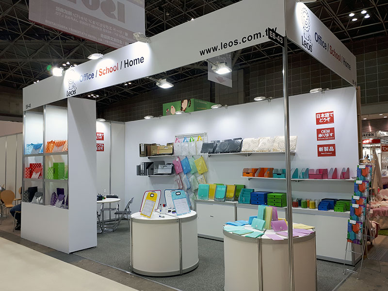Leos' at 2018 ISOT International Stationery Fair in Tokyo, Japan Leos