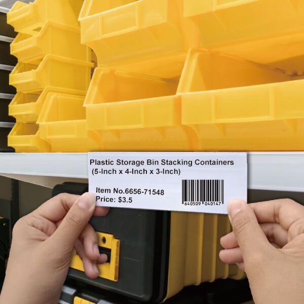 Label Holder Custom Size Label Holders for Shelves, Warehouse Racking, File