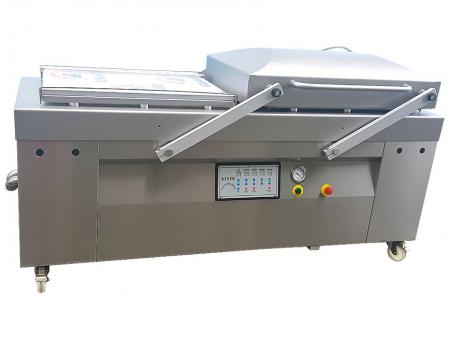 Large Size Dual Chambers & Single Cover Vacuum Packaging Machine