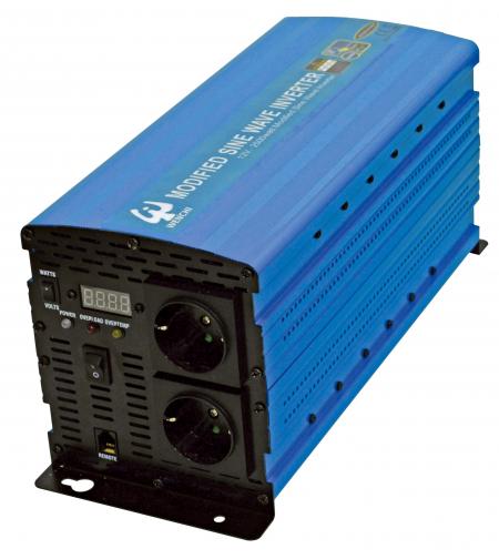 Onduleur de puissance à onde sinusoïdale modifiée PWM 2500 W, 12 V DC à 220 V AC - WENCHIOnduleur de puissance à onde sinusoïdale modifiée PWM 2500 W