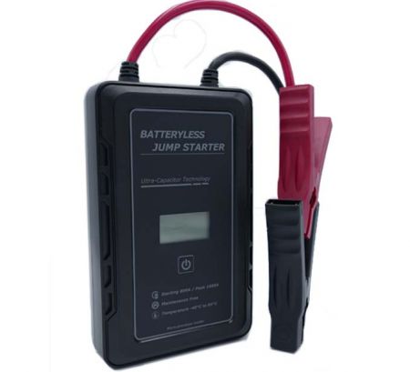 12V800A LCD DISPLAY ULTRACAPACITOR JUMP STARTER - Wenchi UltraCapacitor Jump Starter 800 Amp