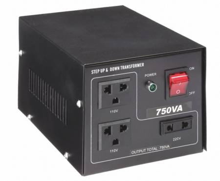 110V/220V AC から 220V/110V AC 変圧器-750VA - 聞祺750VA 昇圧および降圧 110V-220V から 220V-110V 電圧安定化コンバータ
