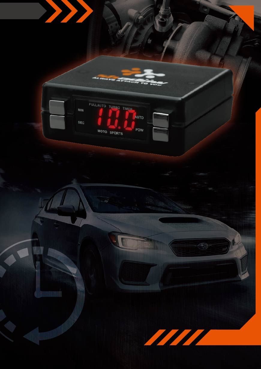 KIMISS Timer universale da 12 V con turbo/protezione per dispositivo di modificazione timer turbo per auto con display LED digitale tempo di parcheggio 