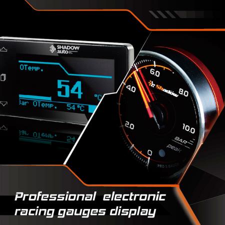Professional Electronic Racing Gauges Display