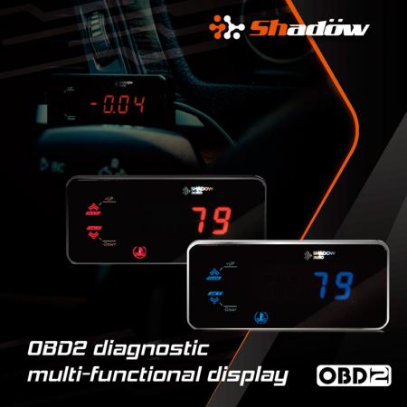Wielofunkcyjny wyświetlacz diagnostyczny OBD2 - Wyświetlacz wielofunkcyjny OBD2 Do wyboru są dwie wersje oświetlenia.