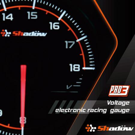 Voltage Racing Gauge - Voltage Electronic Racing Gauge Measurement Range is 8V ~ 18V.