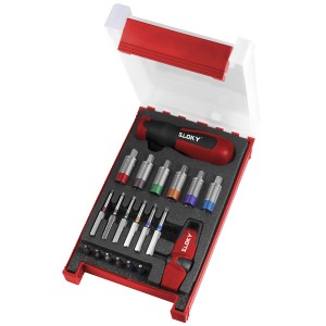 Togo Kit Torque Screwdriver - Togo Kit Sloky torque screwdriver with bits of Hex, Torx and Torx Plus for different Nm torque adapters.
User friendly for CNC cutting tool of machining, turning and milling.