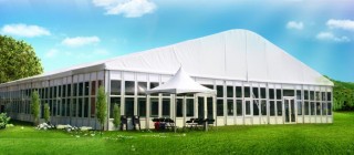 (15M.20M.25M) Large Lightweight Glass Wall Tent - 25Mx30M Glass Wall Tent