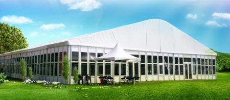 (15M.20M.25M) Large Lightweight Glass Wall Tent