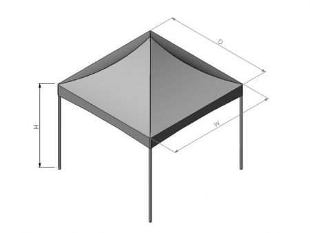 Aluminum Cross Cable Tent