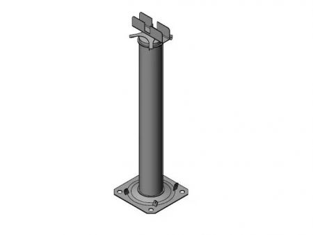 Pedestais de piso elevado de aço - Sistema de piso modular resistente